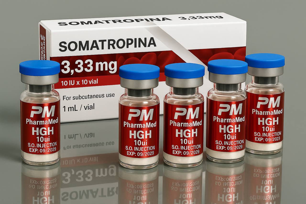 Somatropin HGH 3.33mg x 10 vials ( 100ui )