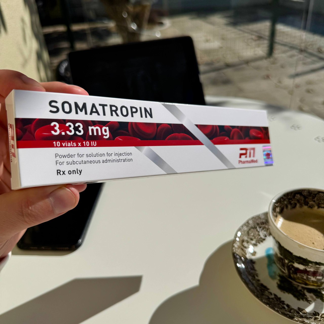 Somatropin HGH 3.33mg x 10 vials ( 100ui )