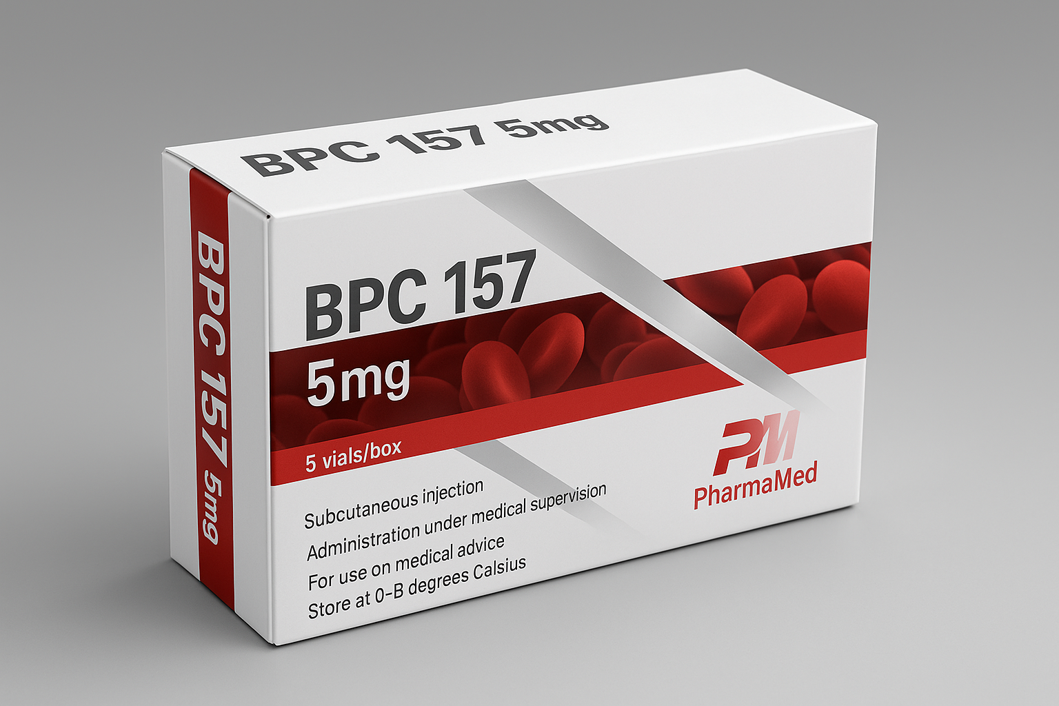 BPC 157 - 5 vials x 5mg