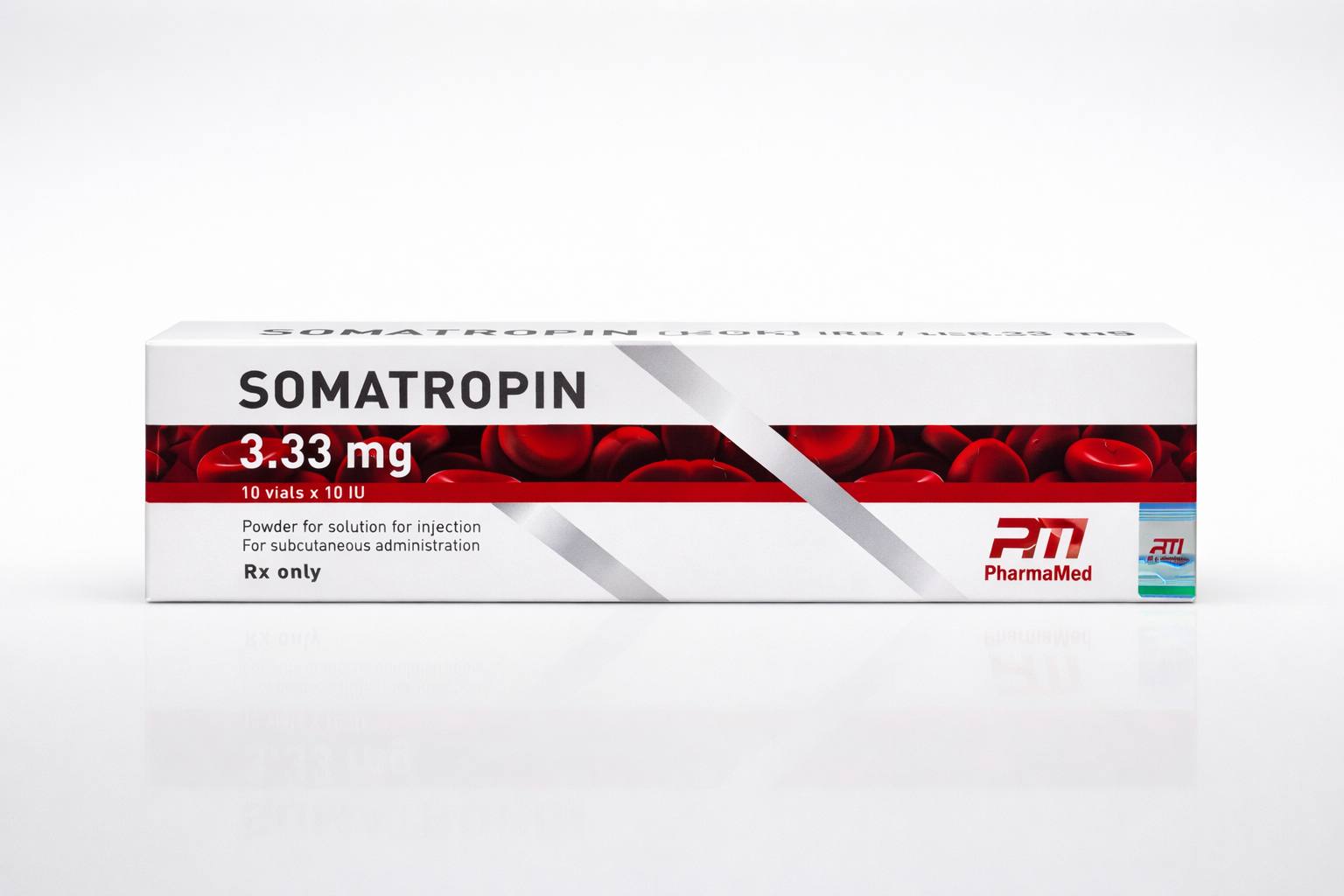 Somatropin HGH 3.33mg x 10 vials ( 100ui )