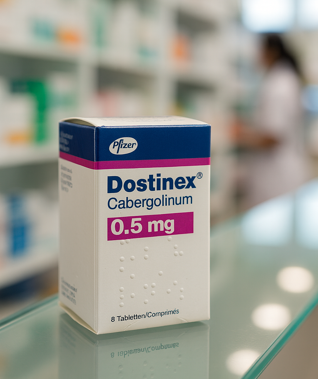 DOSTINEX 0,5 mg x 8 pills
