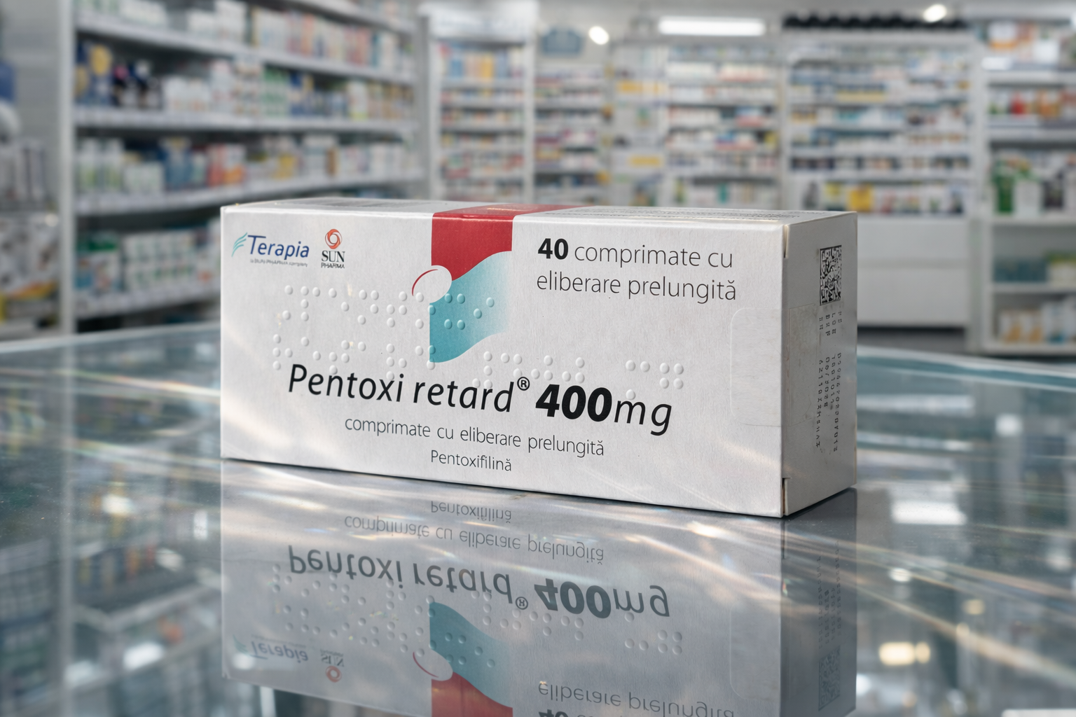 TRENTAL ( pentoxifilina retard  ) 400mg x 40 pills